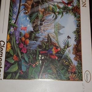 6000 piece puzzle in bags from when we put it toge